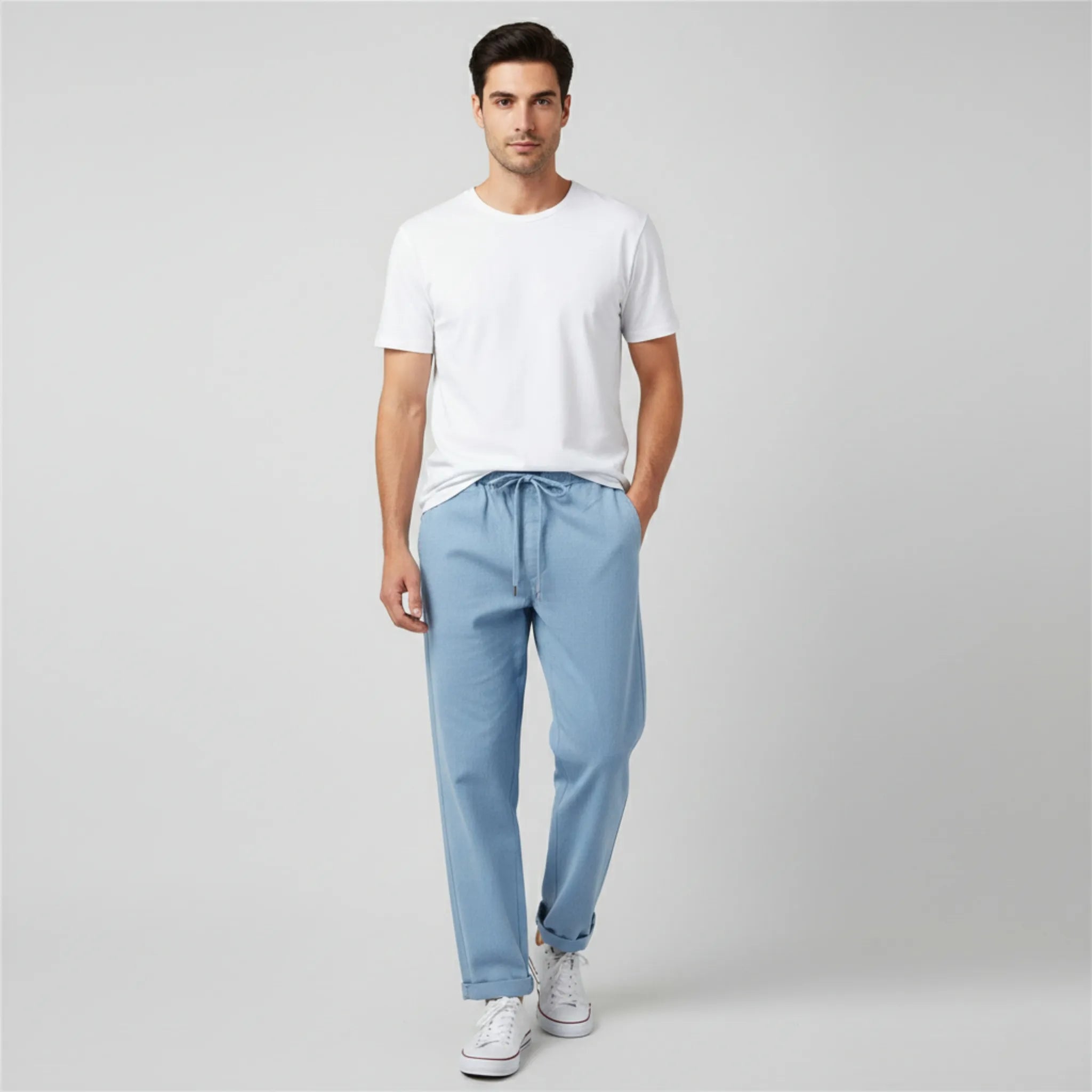 The Dorset Linen Trouser