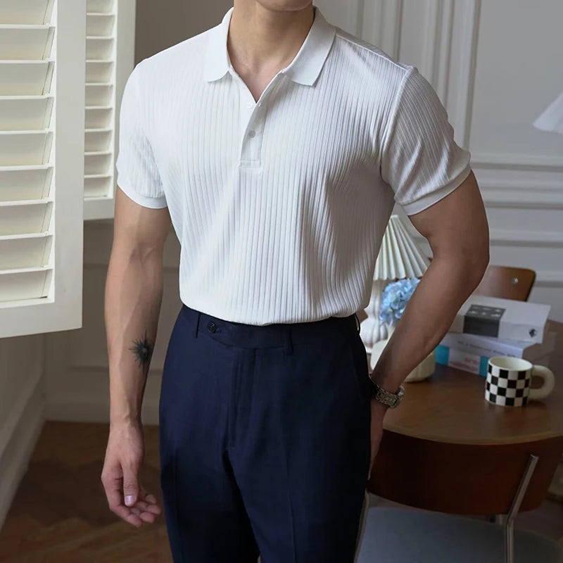 The Kensington Ribbed Polo