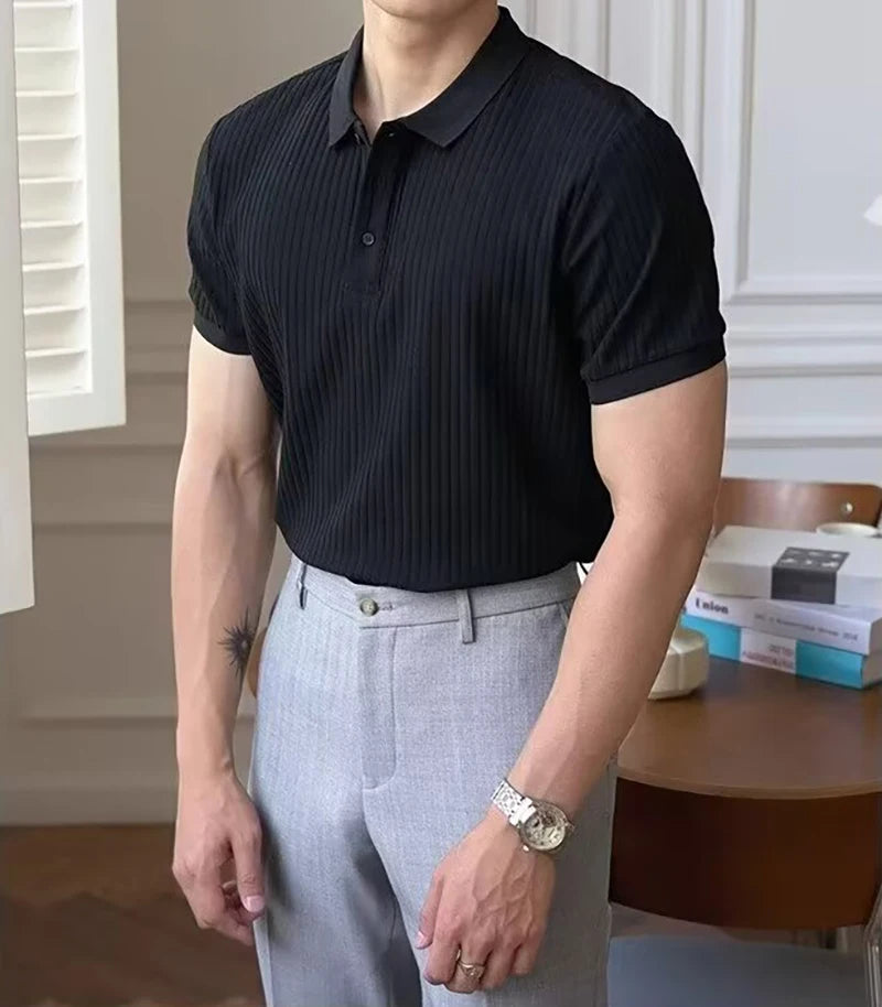 The Kensington Ribbed Polo