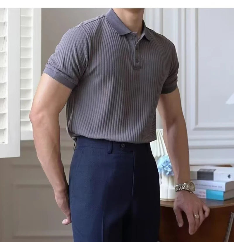 The Kensington Ribbed Polo
