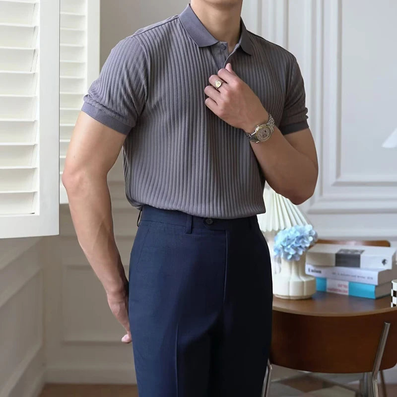 The Kensington Ribbed Polo