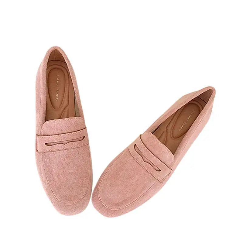 Suede Slip-On Flats
