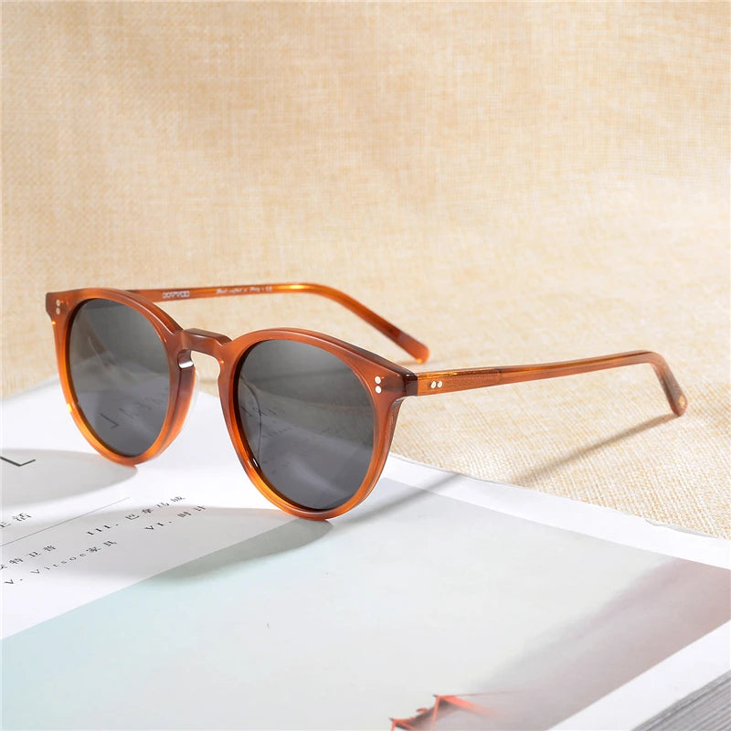 Retro Oval Sunglasses