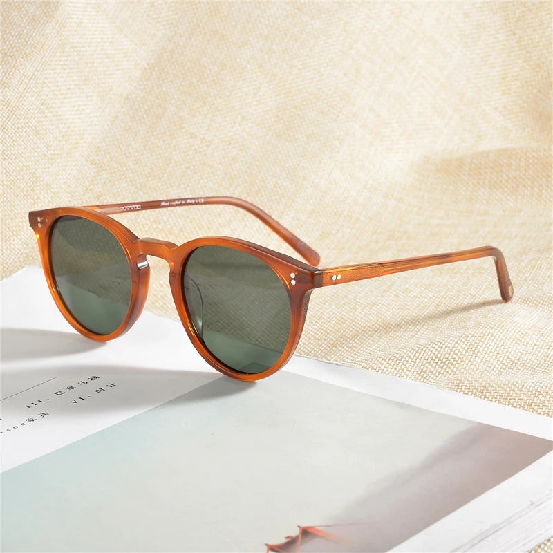 Retro Oval Sunglasses