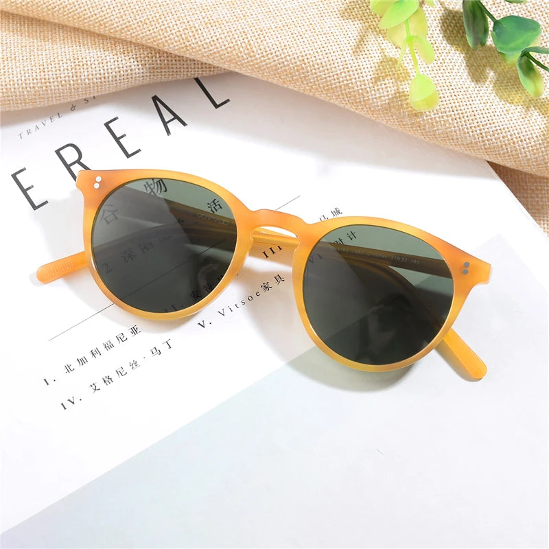 Retro Oval Sunglasses