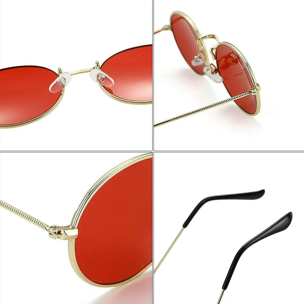Vintage Oval Retro Sunglasses
