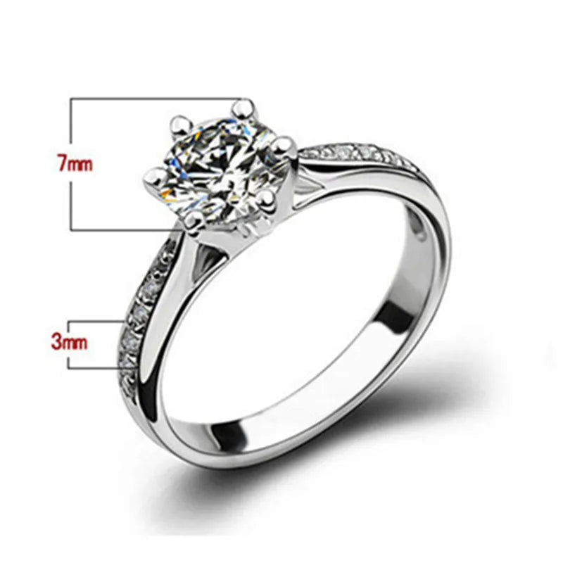 Zircon Wedding Ring