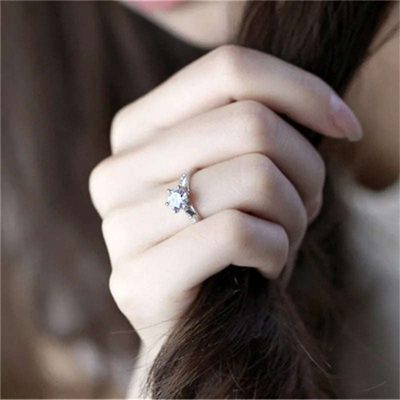 Zircon Wedding Ring