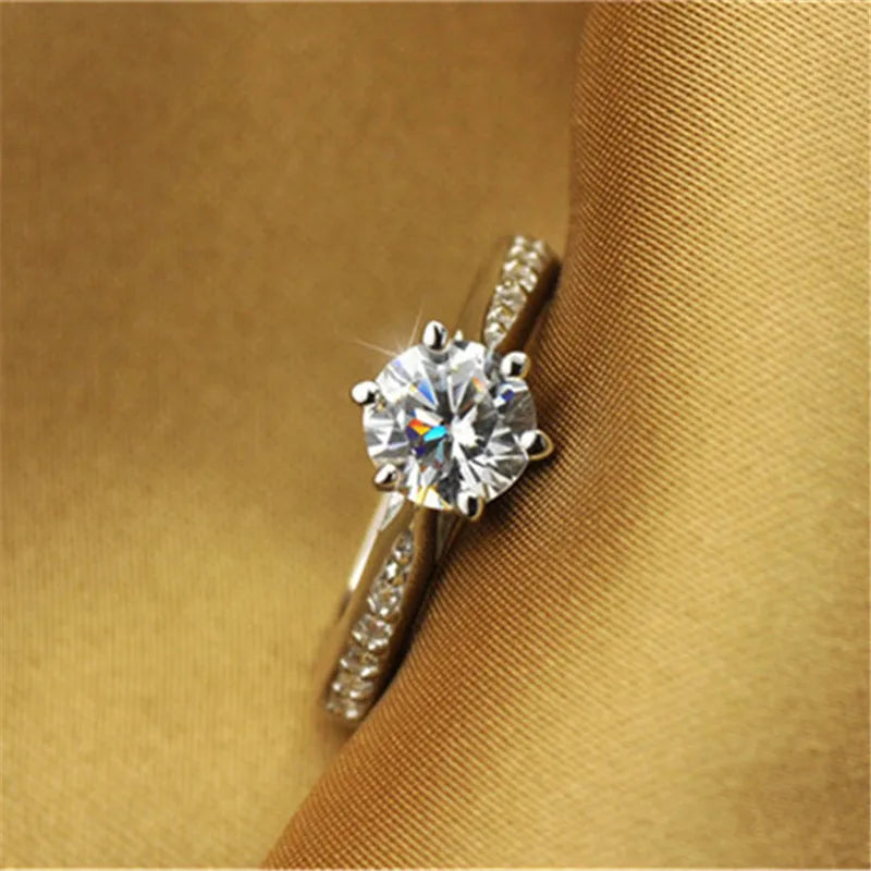 Zircon Wedding Ring