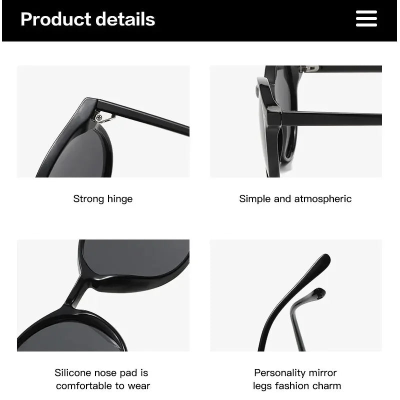 Retro Round Polarized Sunglasses