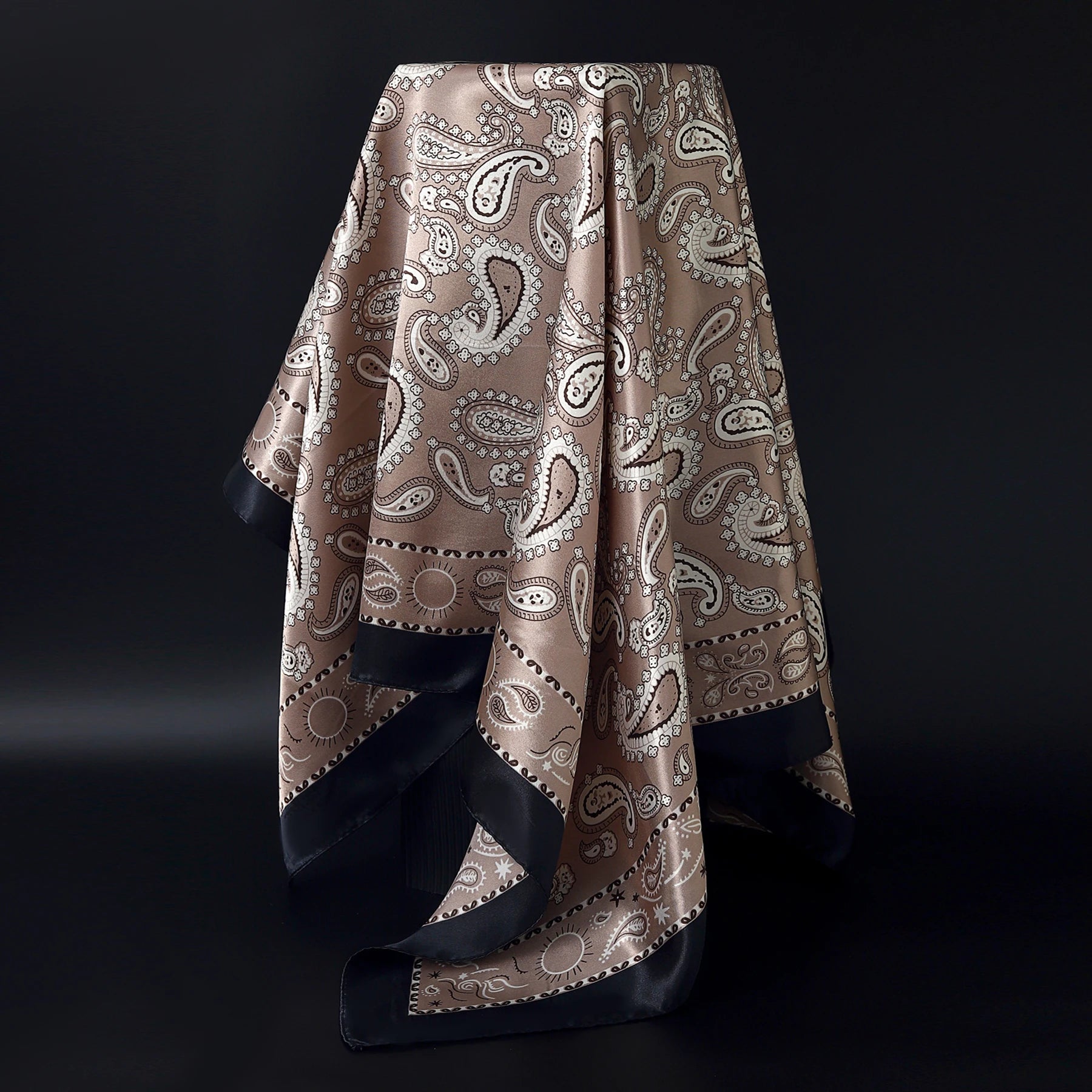 Leopard Silk Square Scarf