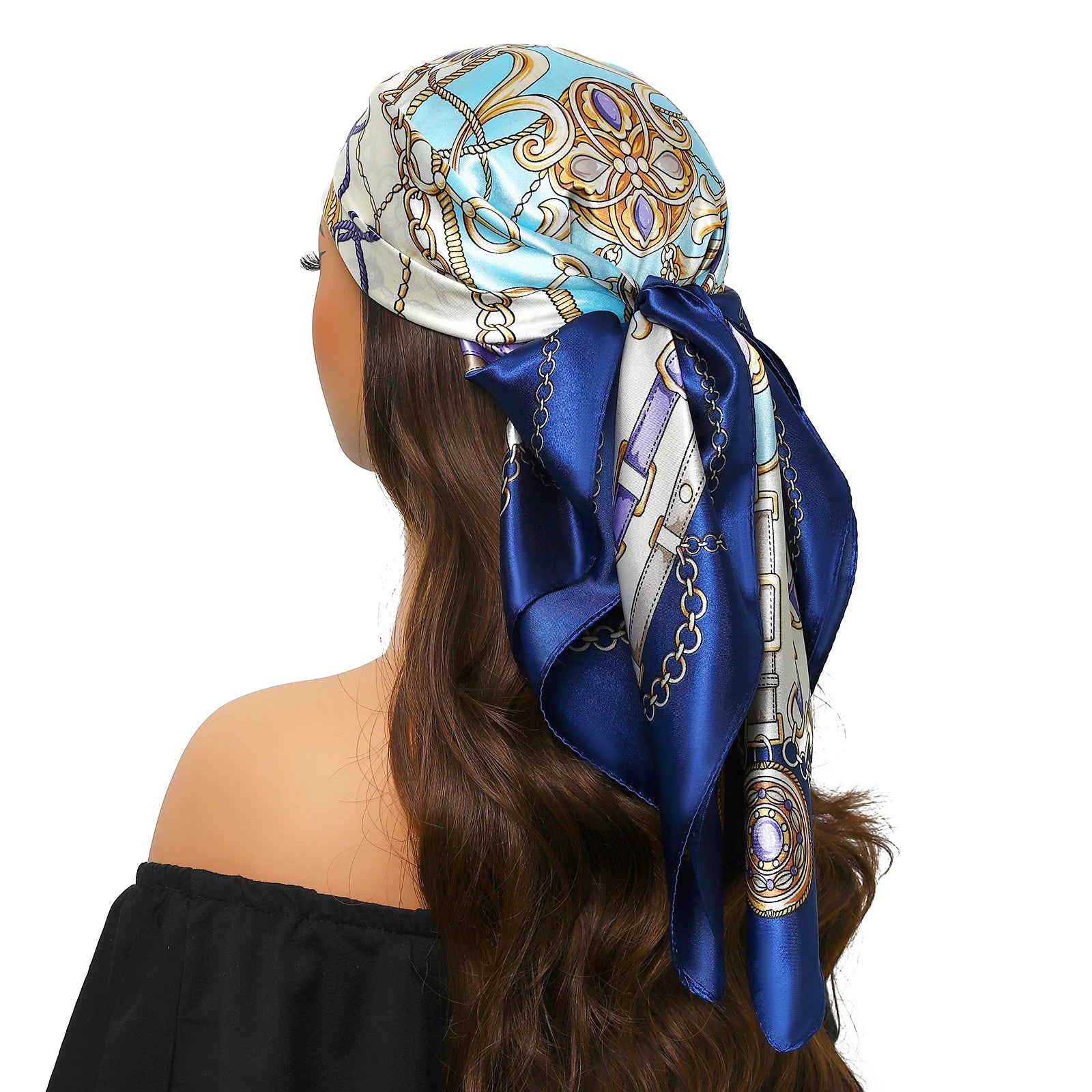 Leopard Silk Square Scarf