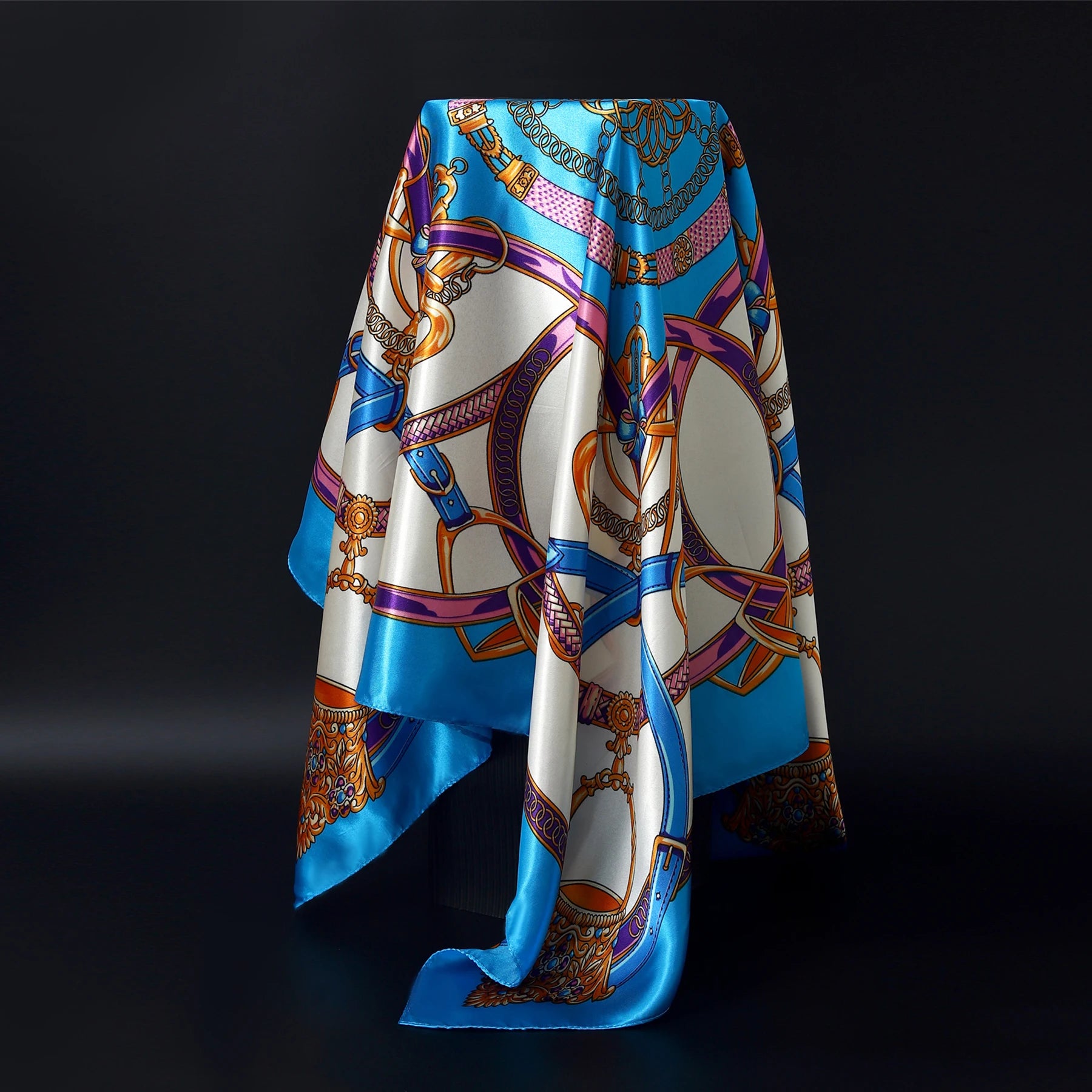 Leopard Silk Square Scarf