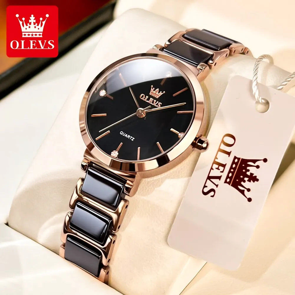 Rose Gold Ceramic Watch