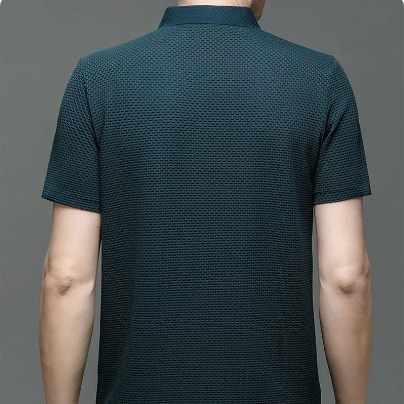 Silk Embroidered Polo