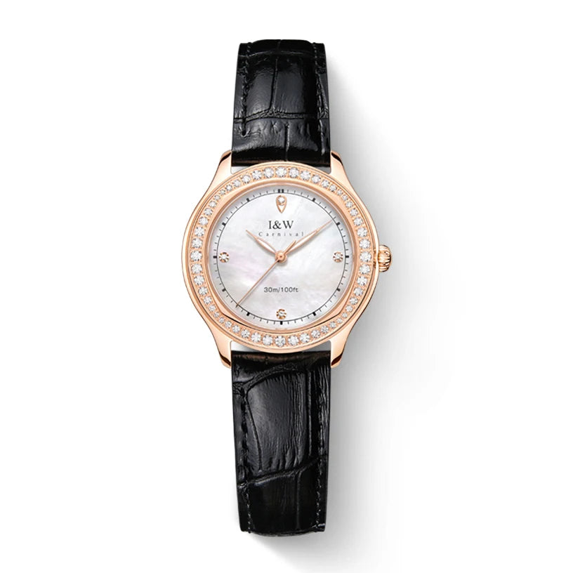 Luxury Diamond Quartz Watch