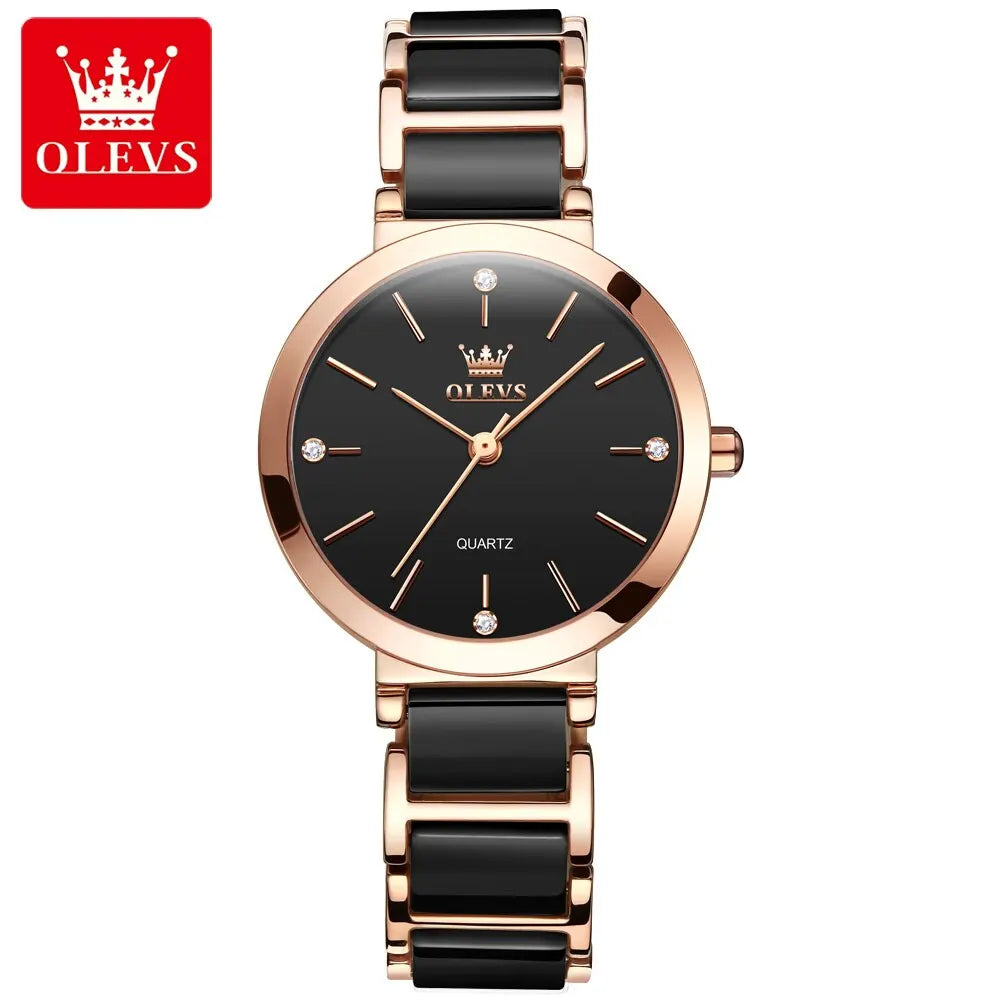 Rose Gold Ceramic Watch