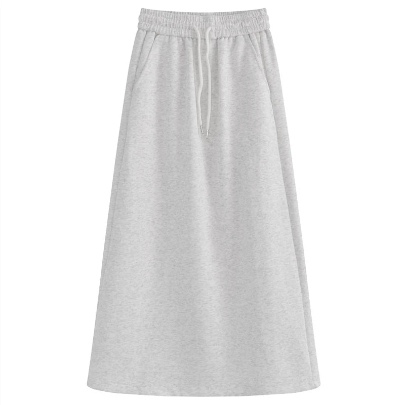 High-Waist Straight Skirt