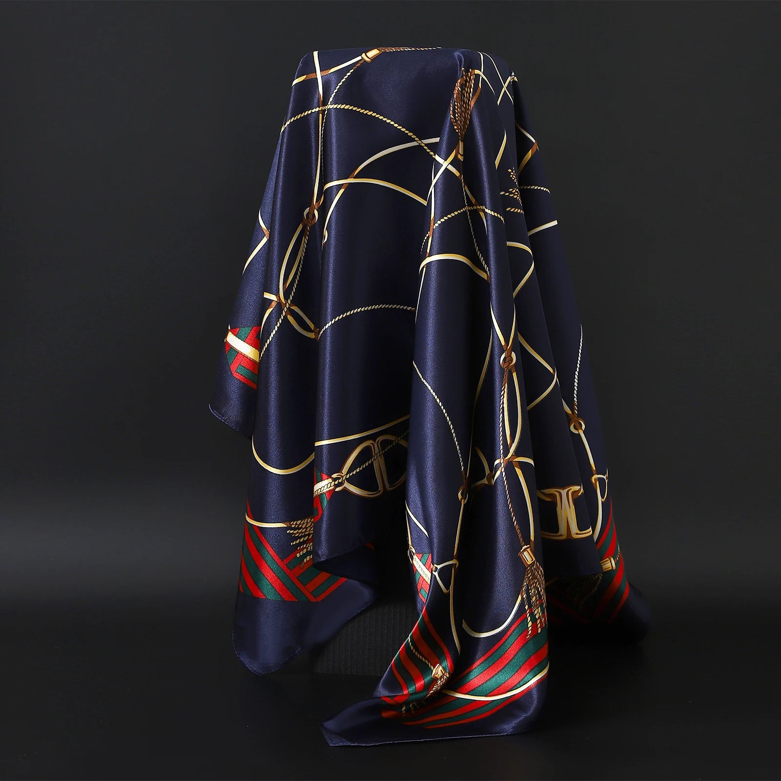 Leopard Silk Square Scarf
