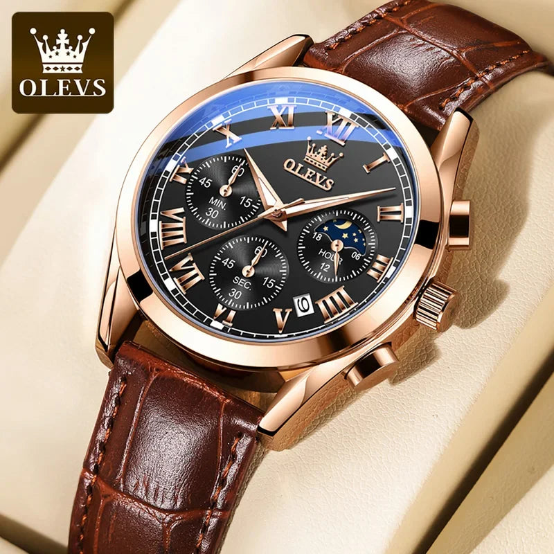Stainless Steel Multifunction Watch