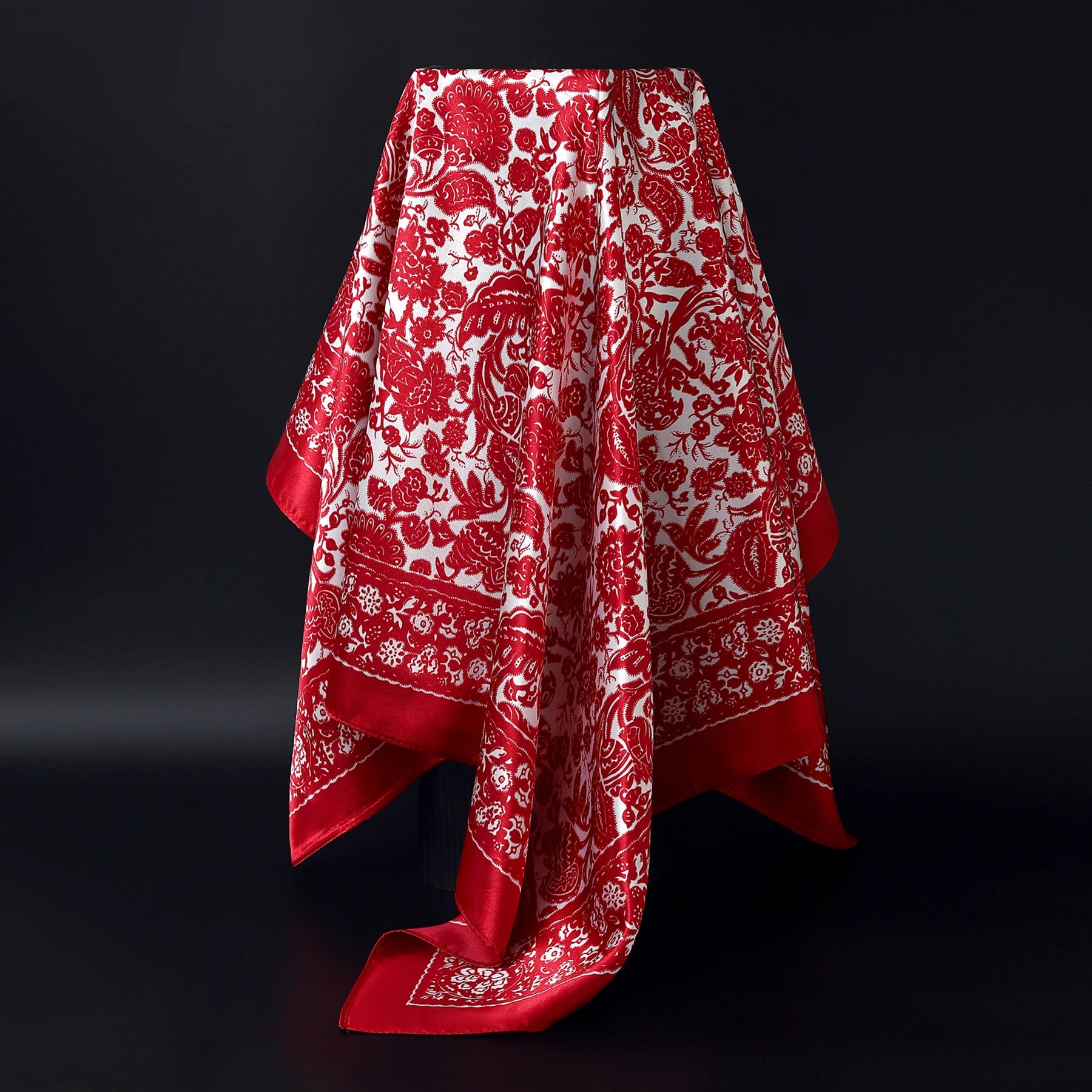 Leopard Silk Square Scarf