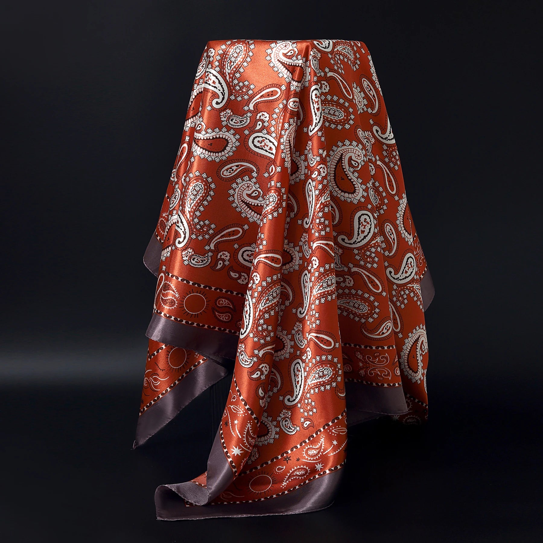 Leopard Silk Square Scarf