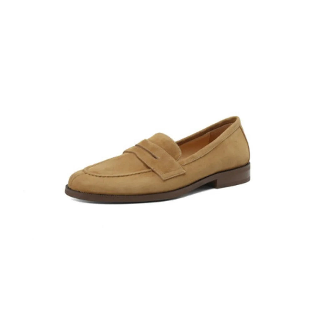 Suede Slip-On Flats