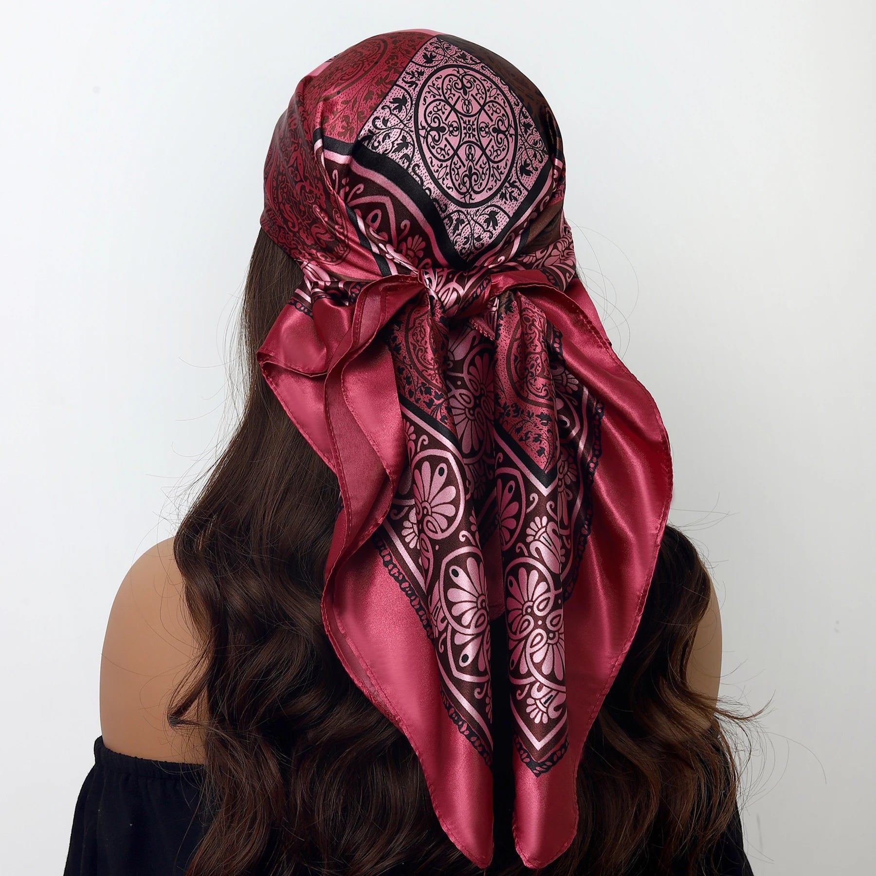 Leopard Silk Square Scarf