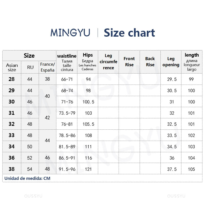 Men's Slim Fit Casual Pants Stretch Elastic Waist Korean Style