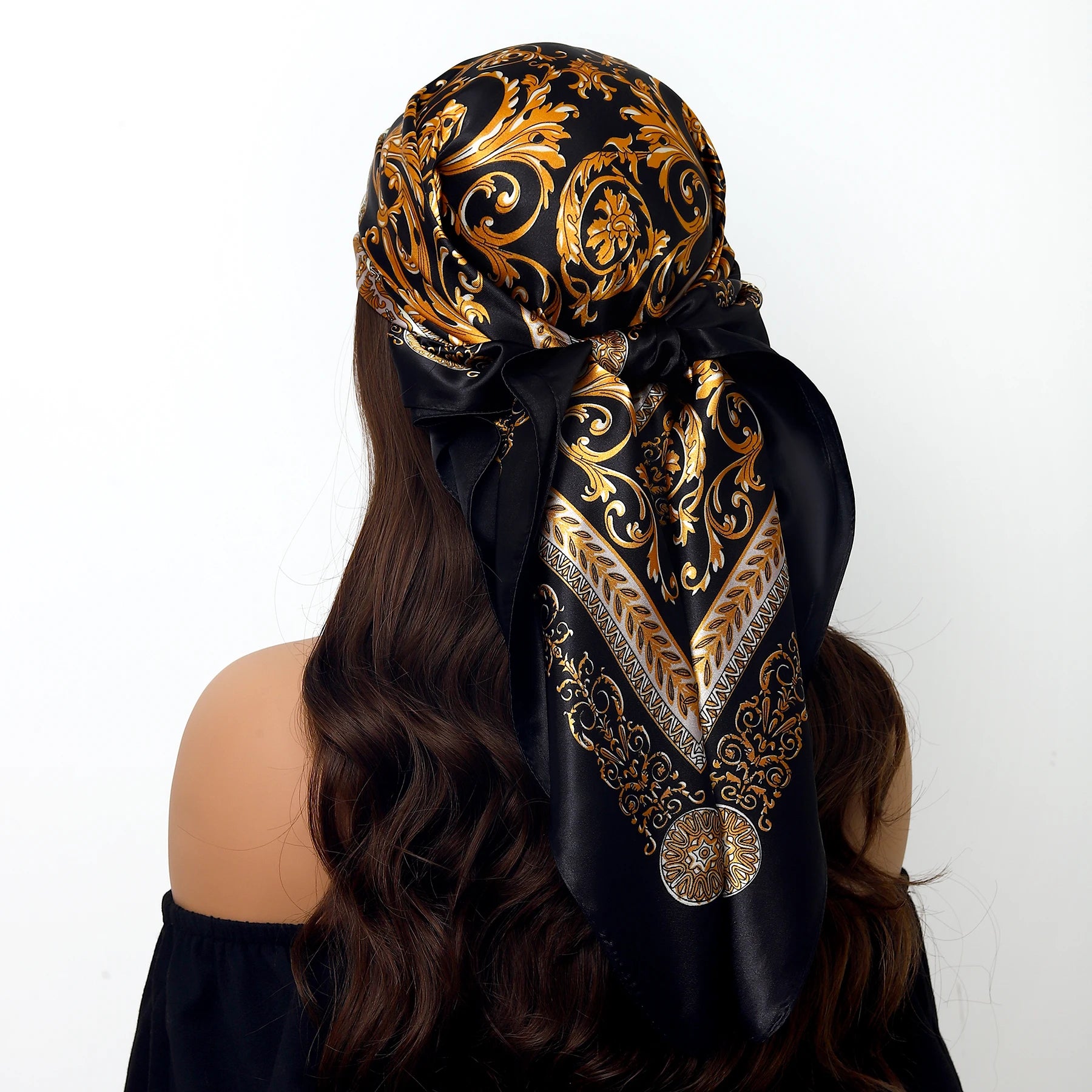 Leopard Silk Square Scarf