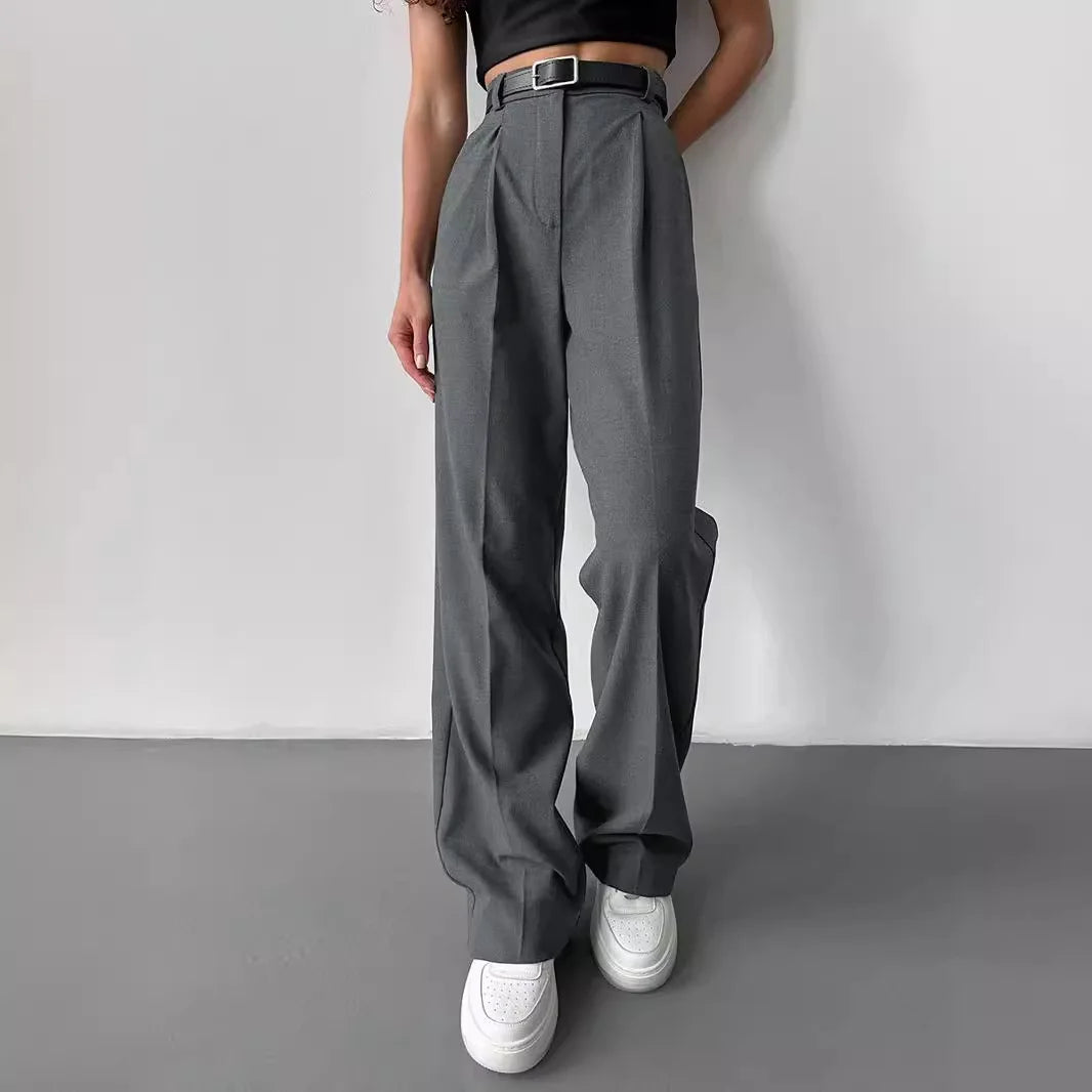 Women's Wide Leg Pants Casual Loose Fit Office Spring Summer