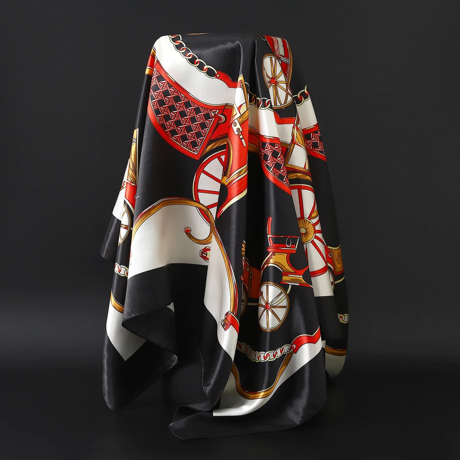 Leopard Silk Square Scarf
