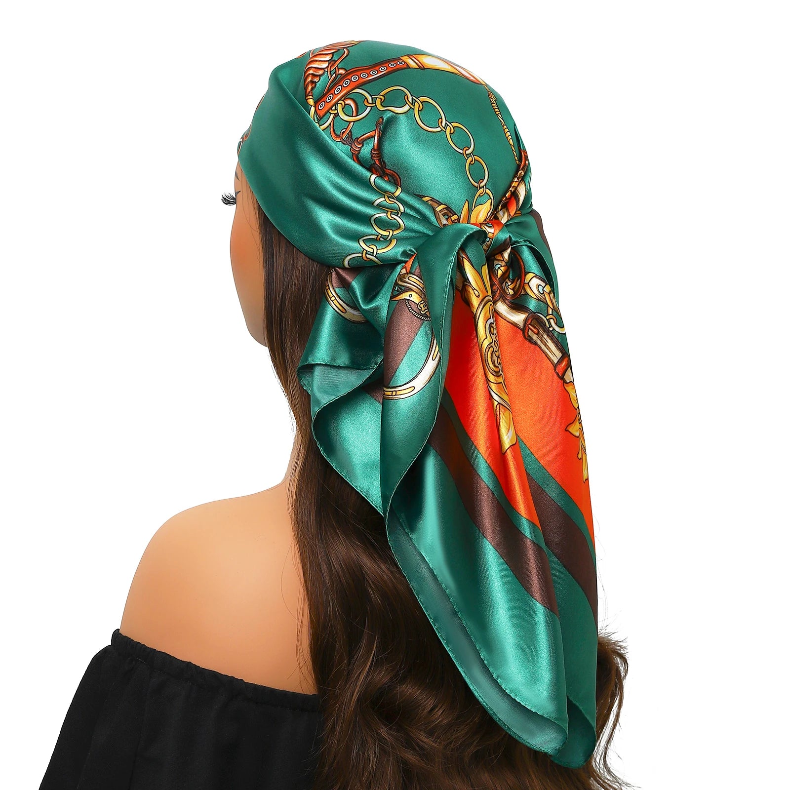 Leopard Silk Square Scarf