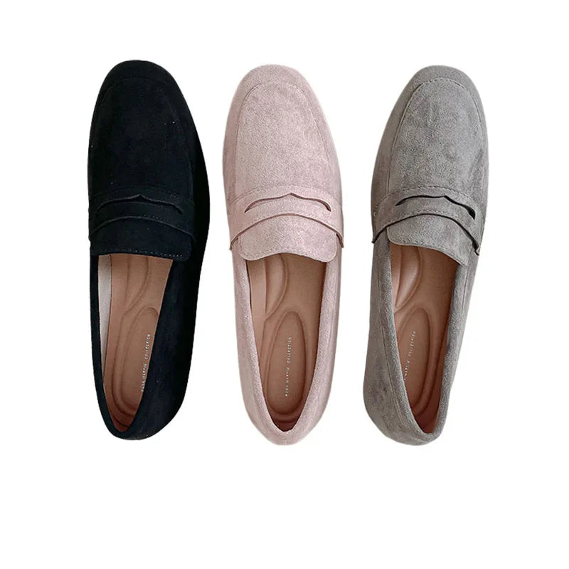 Suede Slip-On Flats