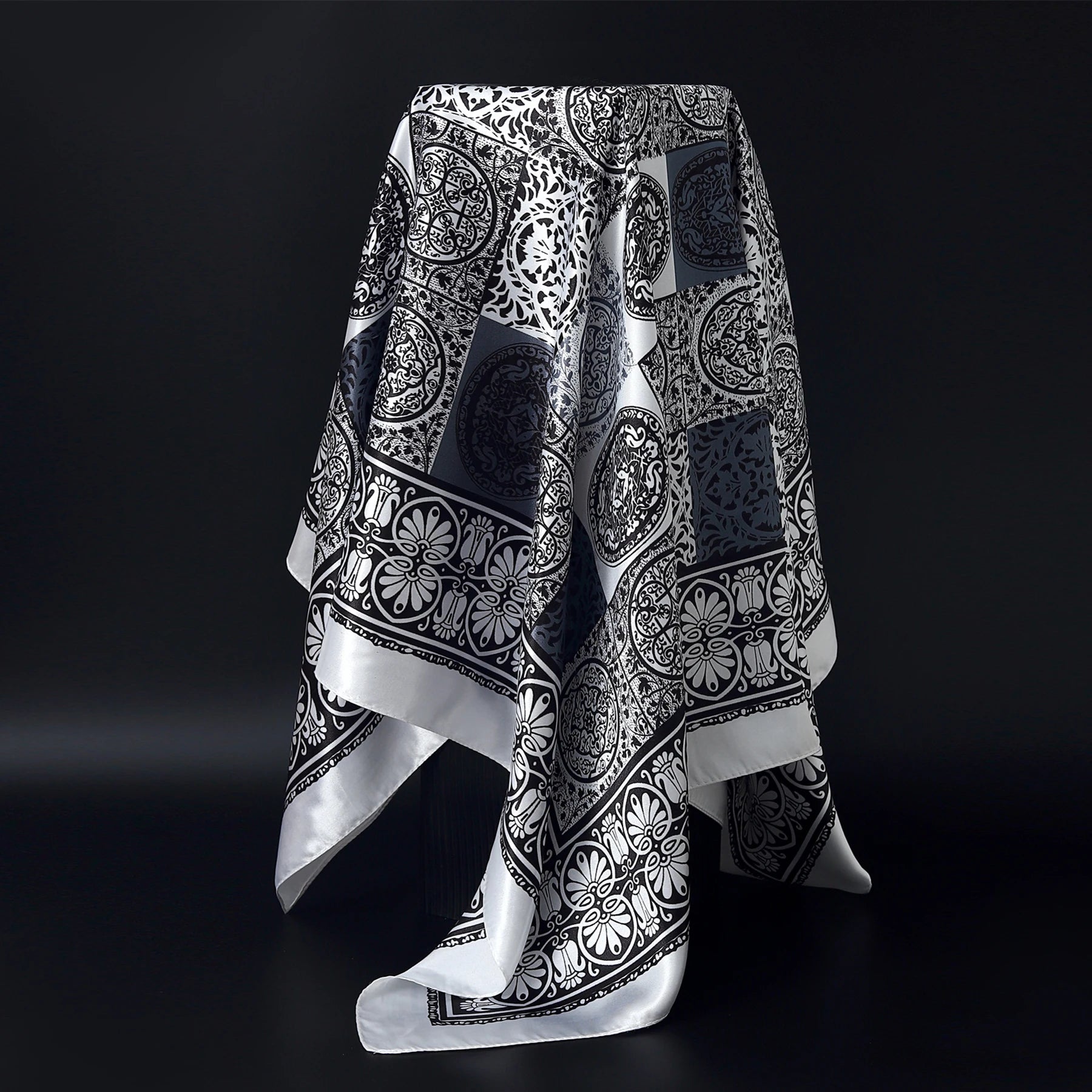 Leopard Silk Square Scarf