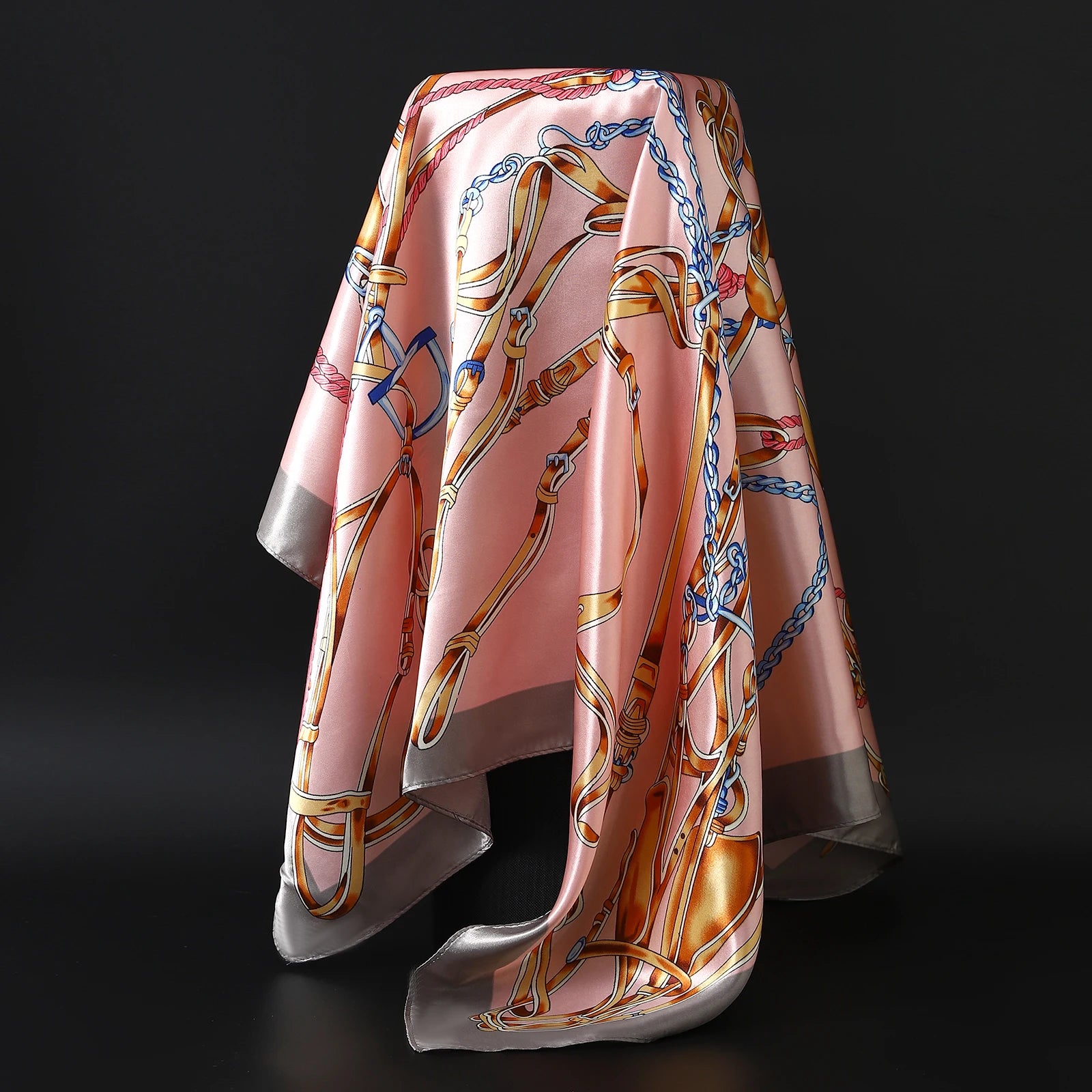 Leopard Silk Square Scarf