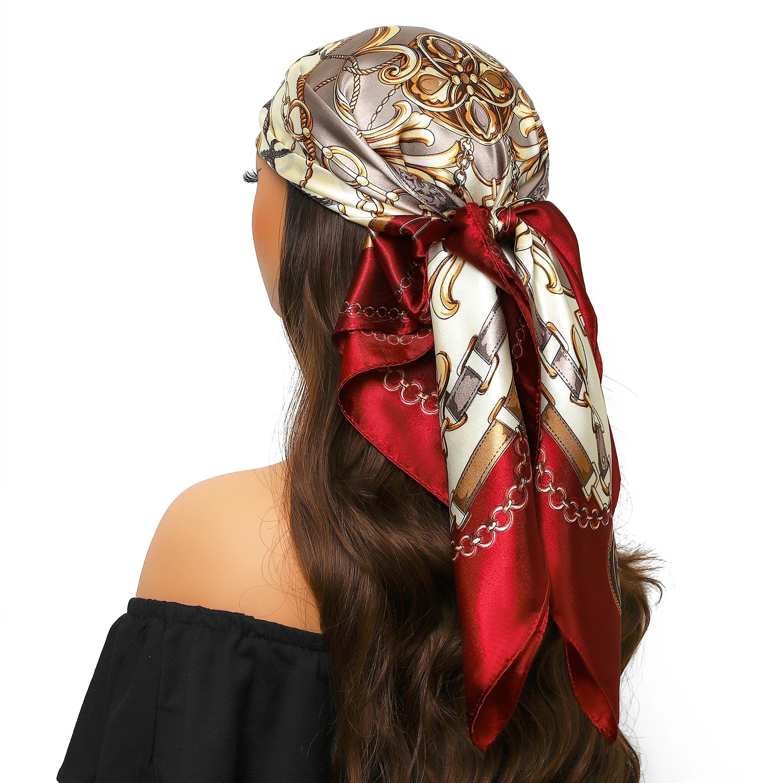 Leopard Silk Square Scarf