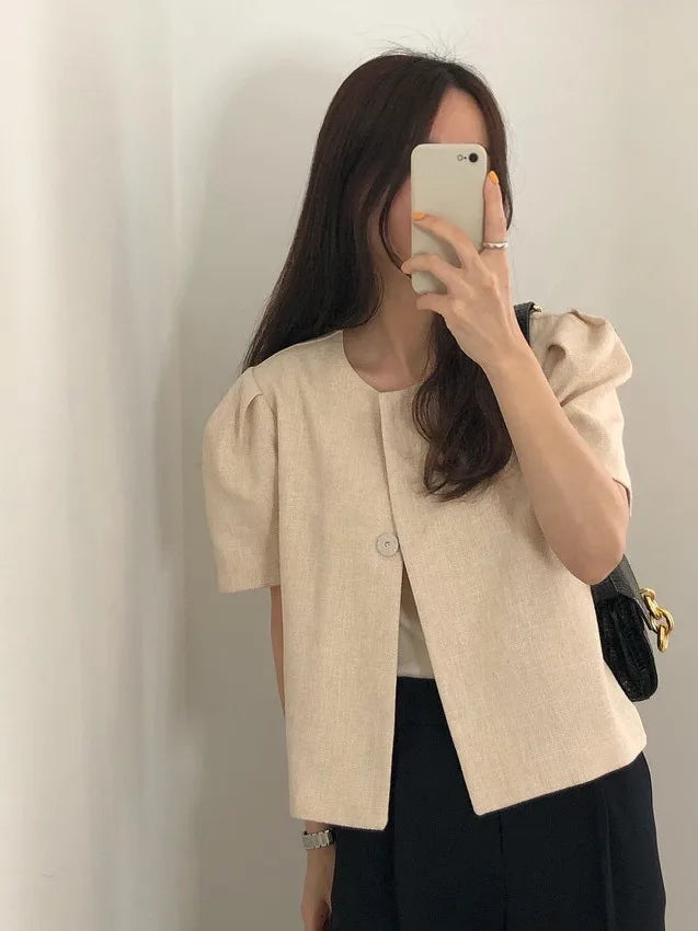 Open-Front Cardigan