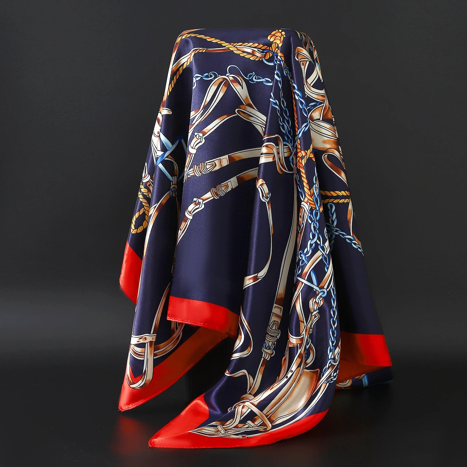 Leopard Silk Square Scarf