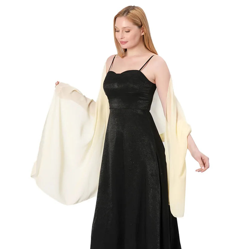 Chiffon Evening Shawl