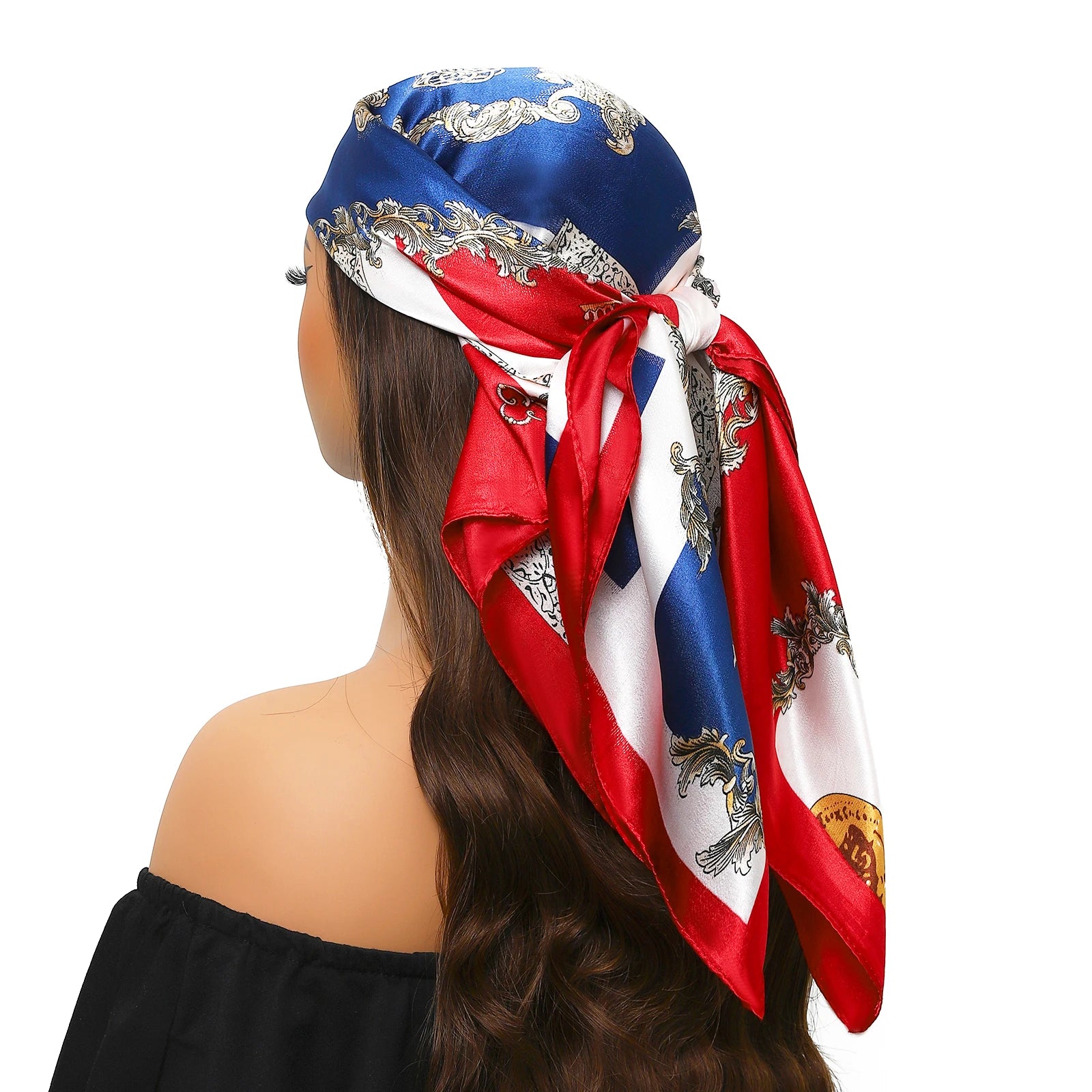 Leopard Silk Square Scarf