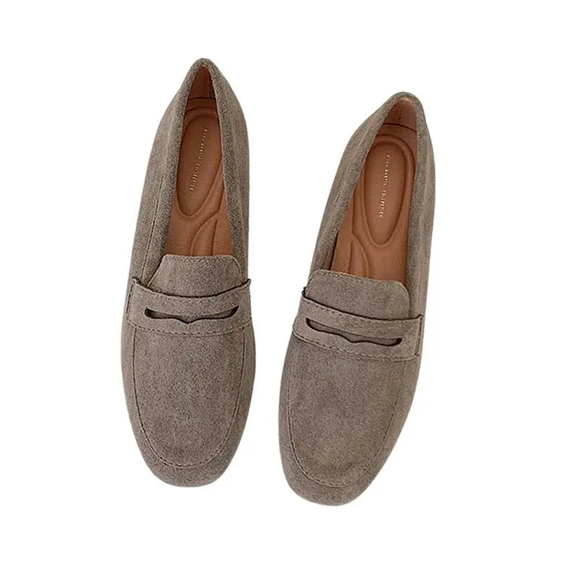 Suede Slip-On Flats
