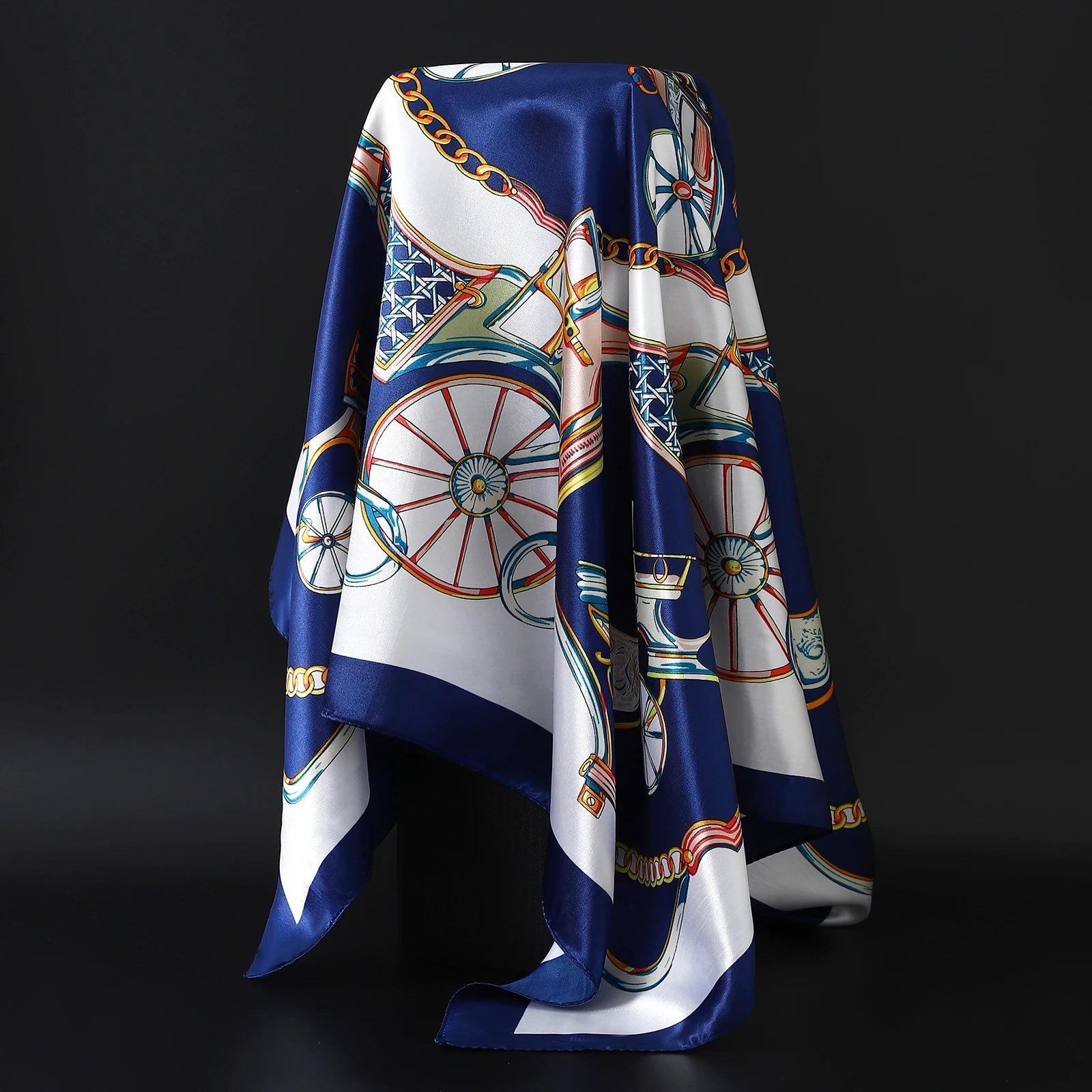 Leopard Silk Square Scarf