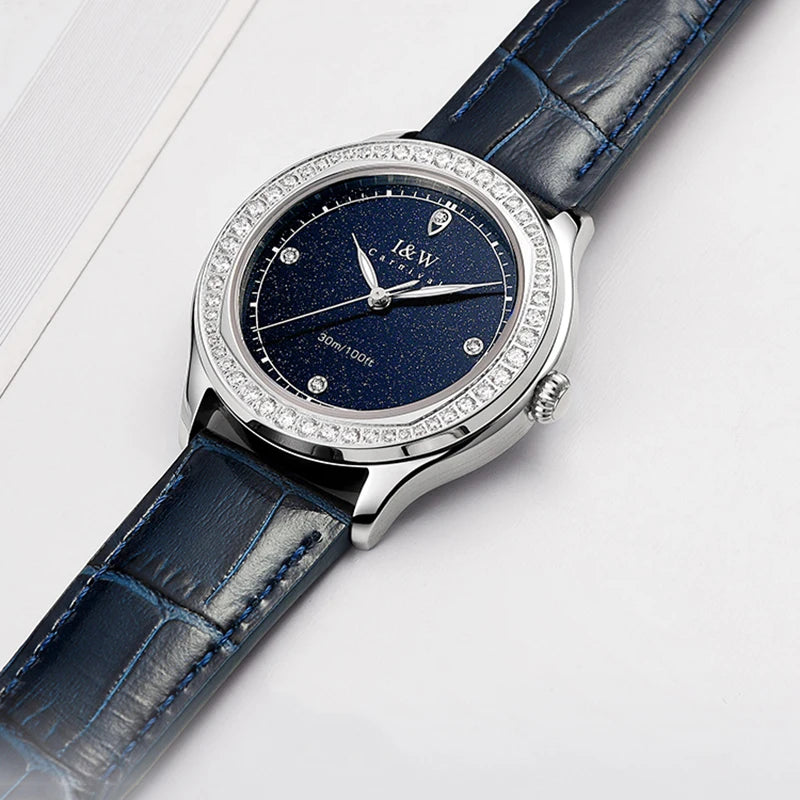 Luxury Diamond Quartz Watch