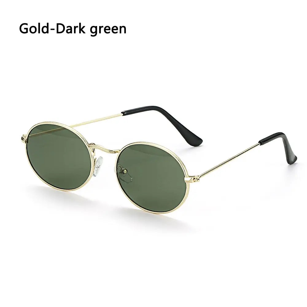 Vintage Oval Retro Sunglasses