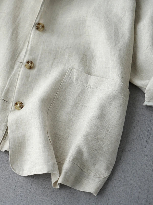 Linen Long Cardigan