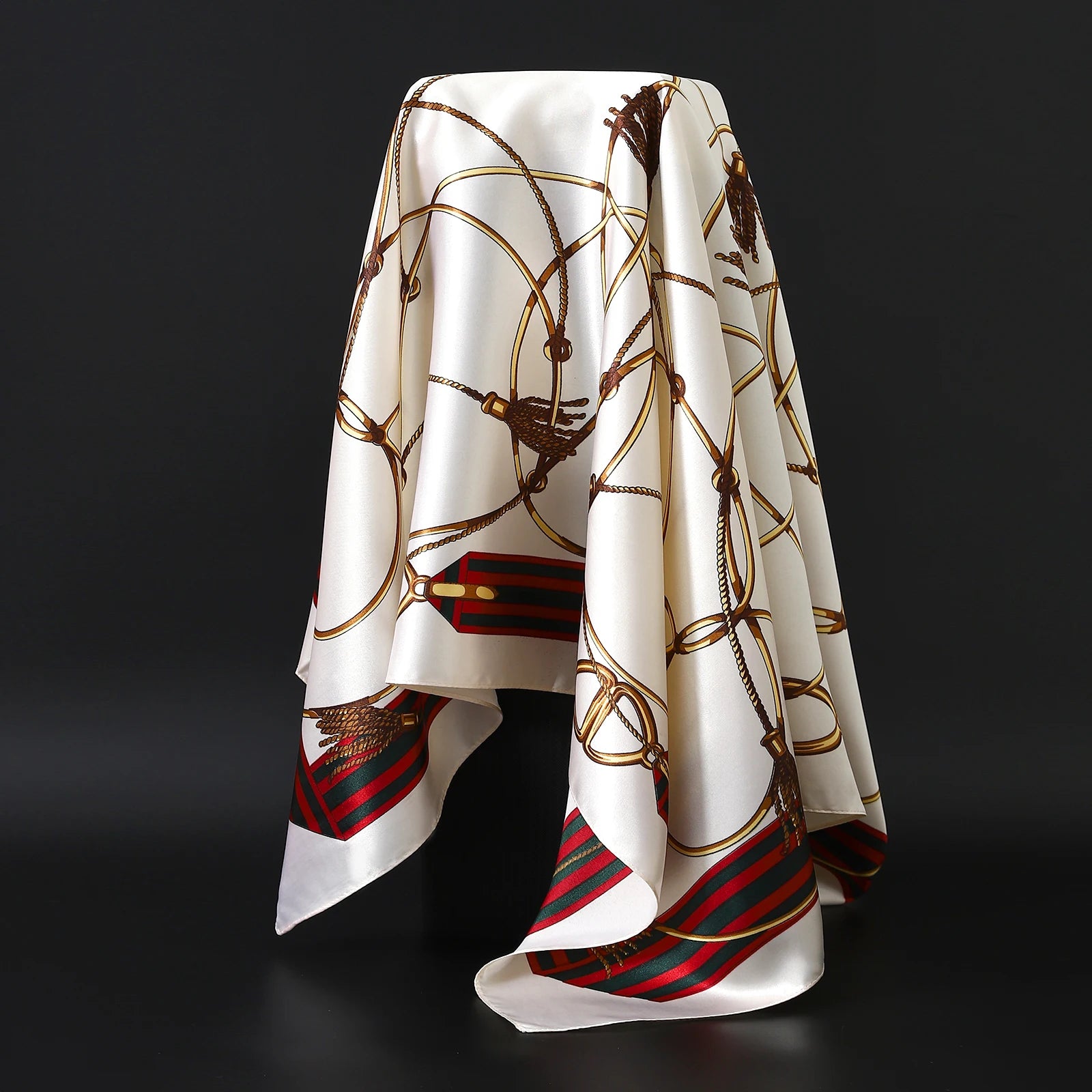 Leopard Silk Square Scarf