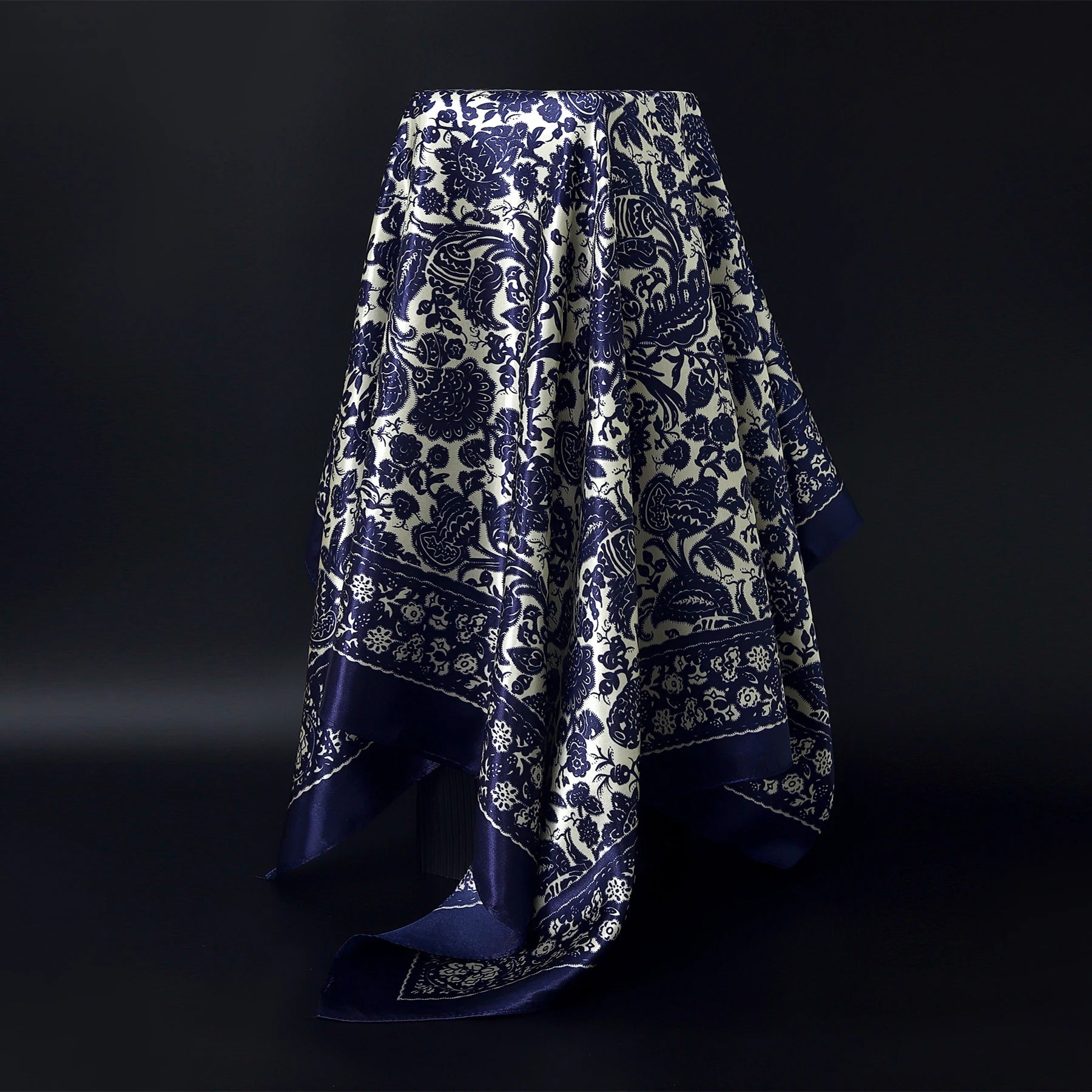 Leopard Silk Square Scarf