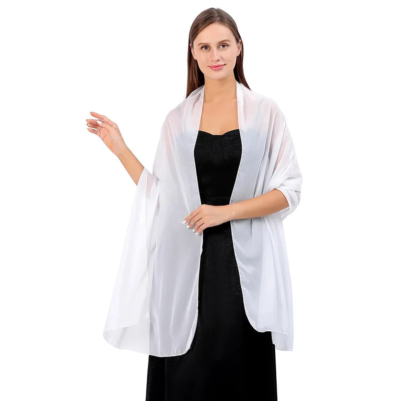 Chiffon Evening Shawl