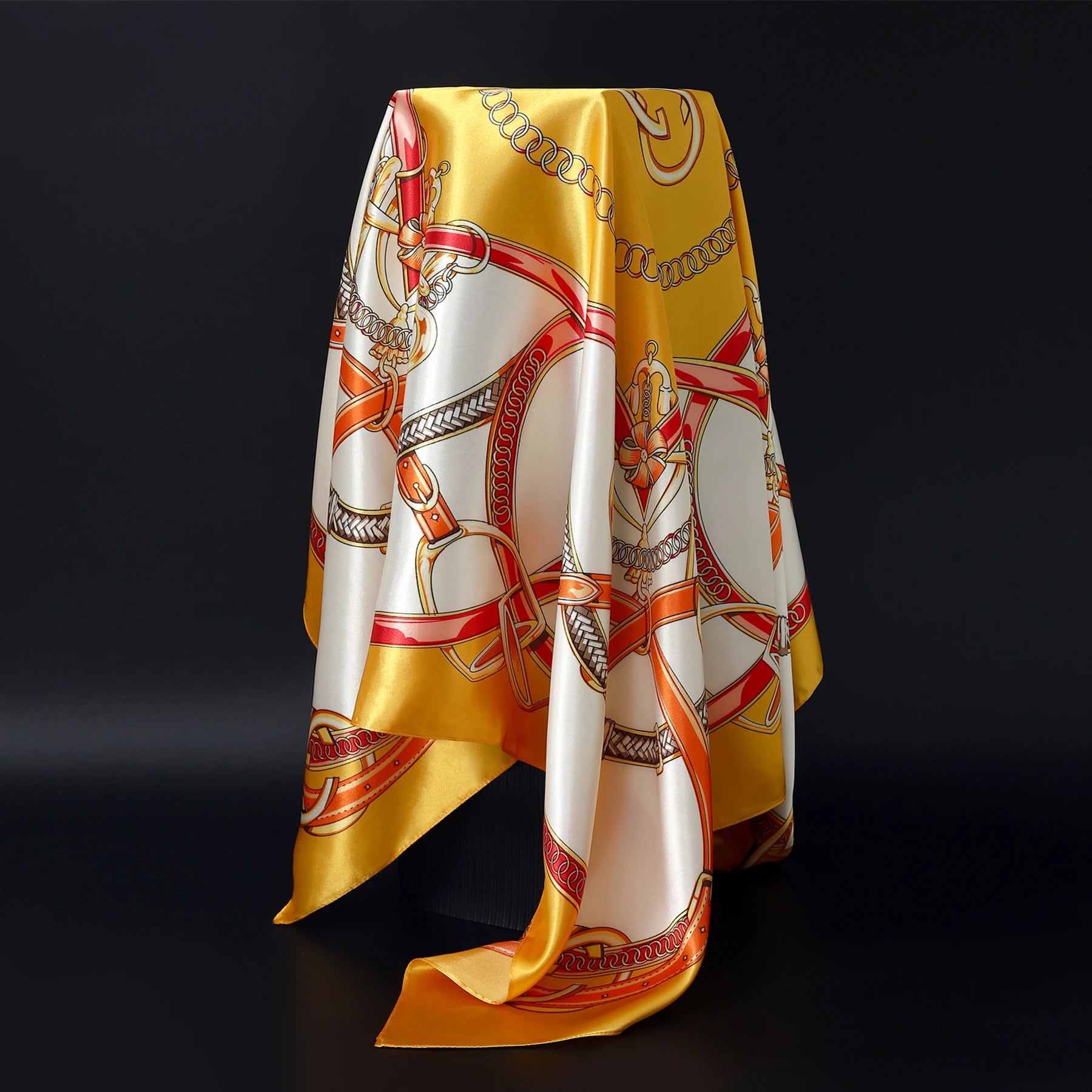Leopard Silk Square Scarf